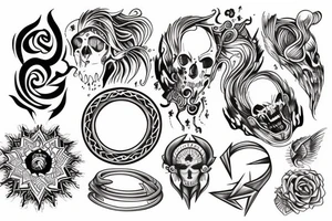 Ring of power tattoo idea