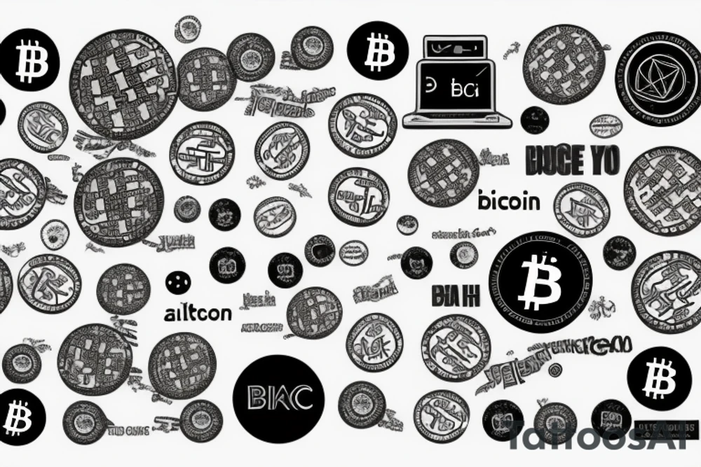 Bitcoin tattoo idea