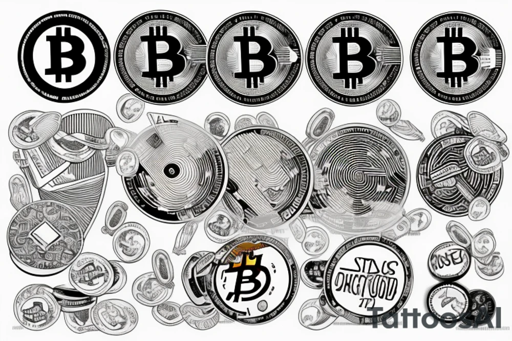 Bitcoin tattoo idea