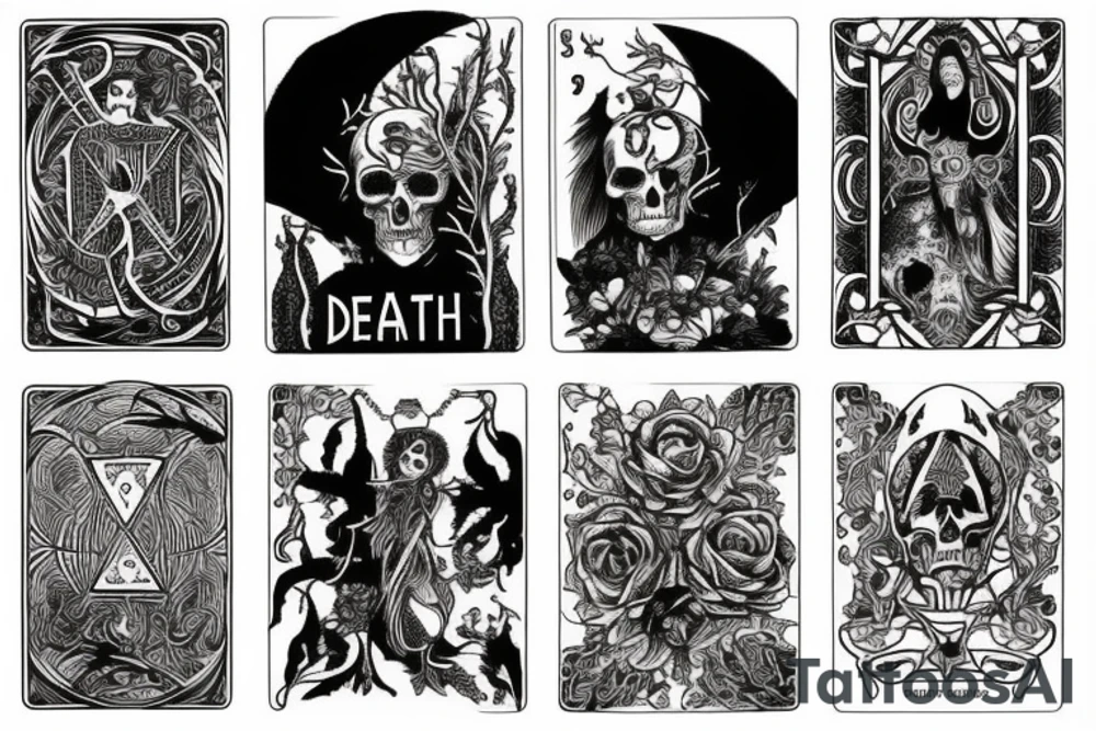 Death Tarot tattoo idea