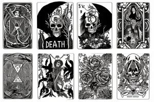 Death Tarot tattoo idea
