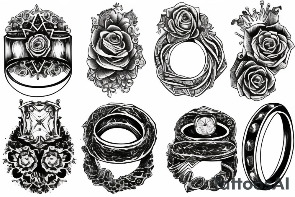 Ring of the rings tattoo idea