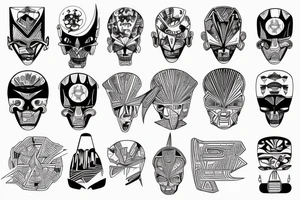 Combine, piramids, japan, number 13, tattoo idea