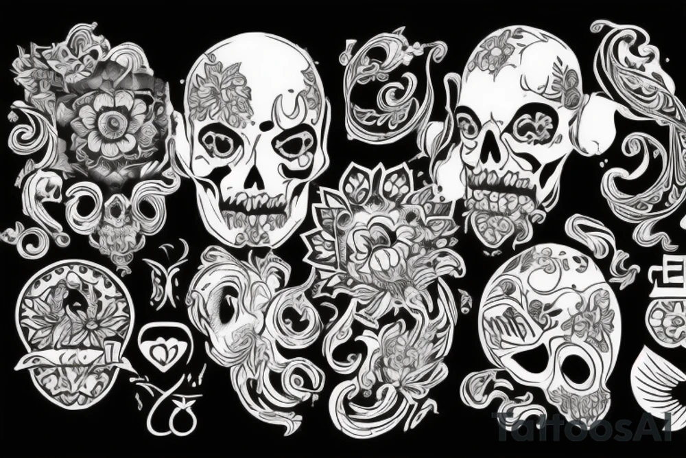 Магический предмет управляющий звёздами tattoo idea