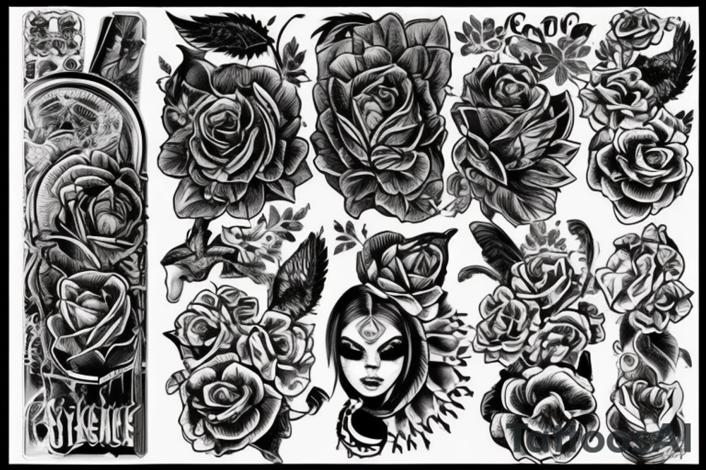 Магический предмет управляющий звёздами tattoo idea