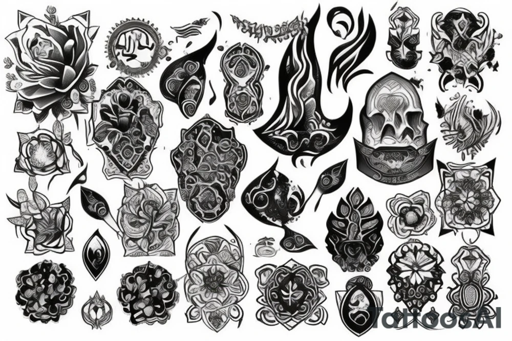 بستنی در حال خنده tattoo idea
