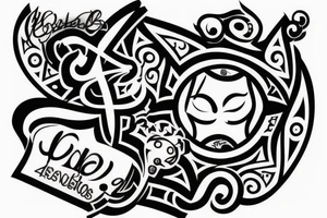 a tatto with my name : yaghoub tattoo idea