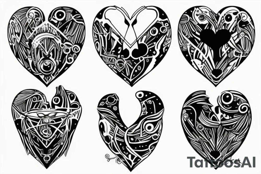 Character from Atomic Heart tattoo idea