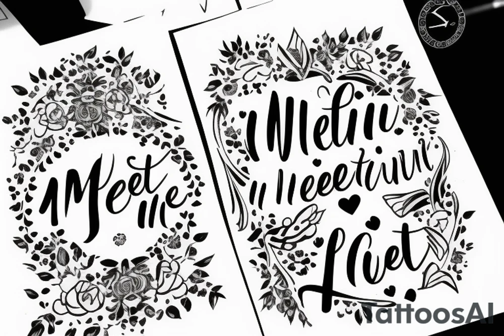 Until we meet again tattoo idea