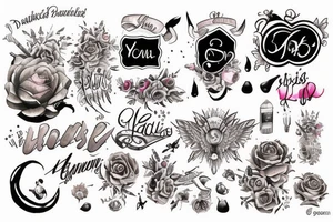 a tatto with my name : yaghoub tattoo idea