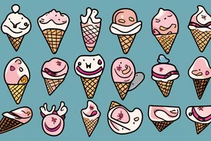 Icecream hearth eyes tattoo idea
