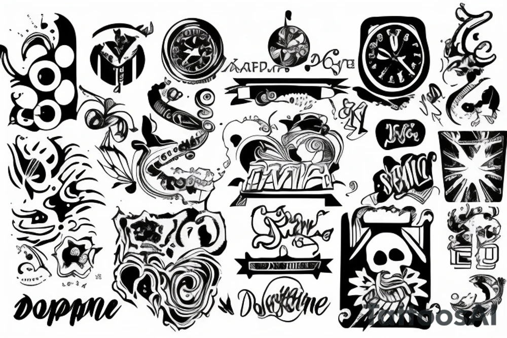 Dopamine formula tattoo idea