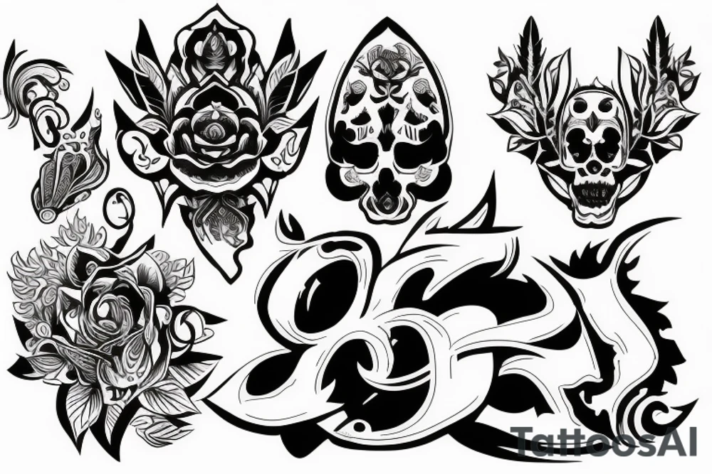 three friends in college. tattoo idea