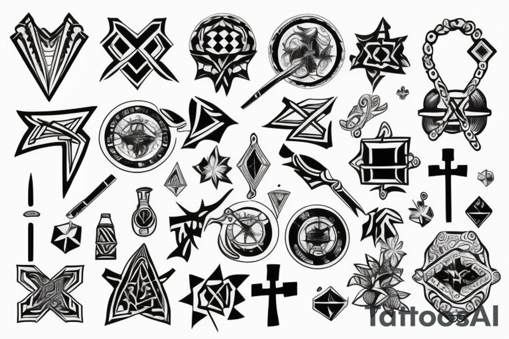 cross tattoo idea