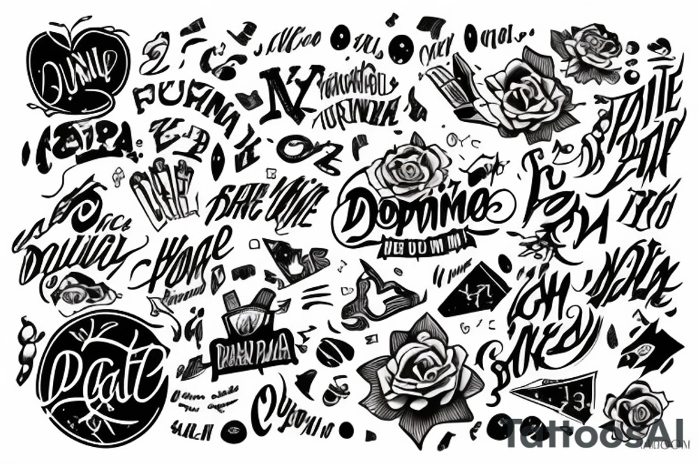 Dopamine formula tattoo idea