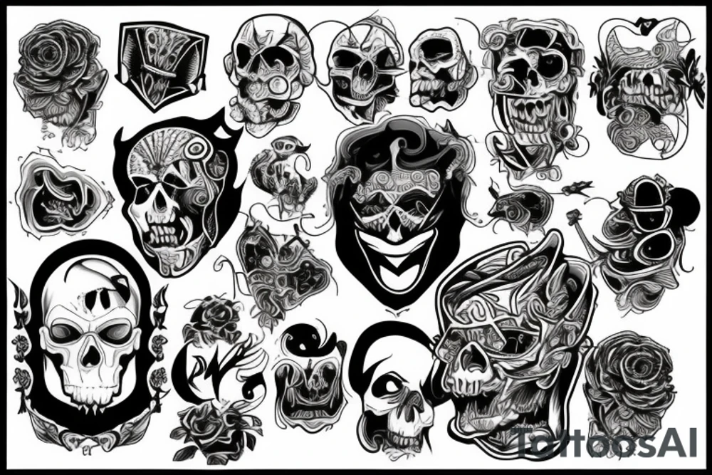 anger and hatred tattoo idea
