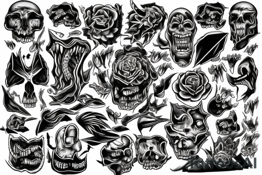 anger and hatred tattoo idea