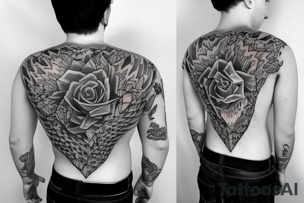 a man in love tattoo idea