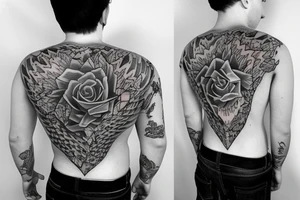 a man in love tattoo idea