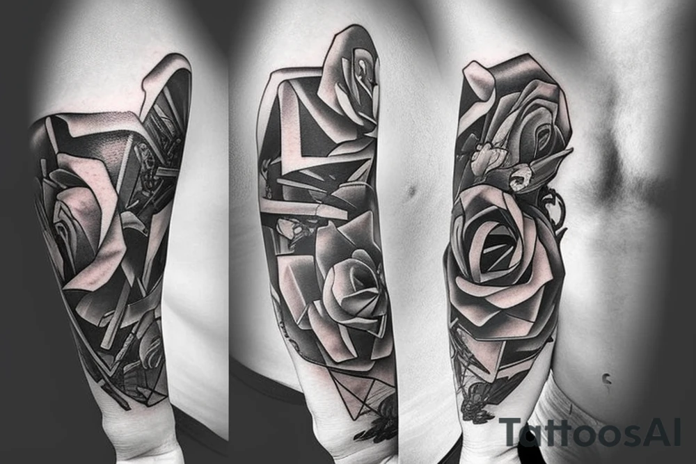 a man in love tattoo idea