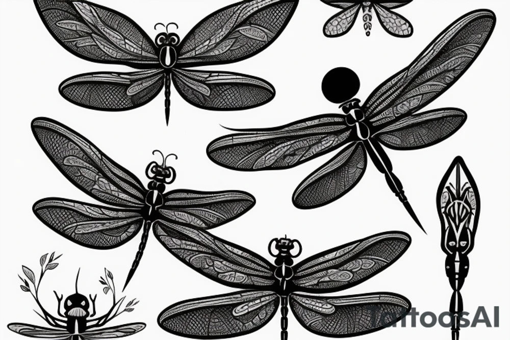 Dragonfly tattoo idea