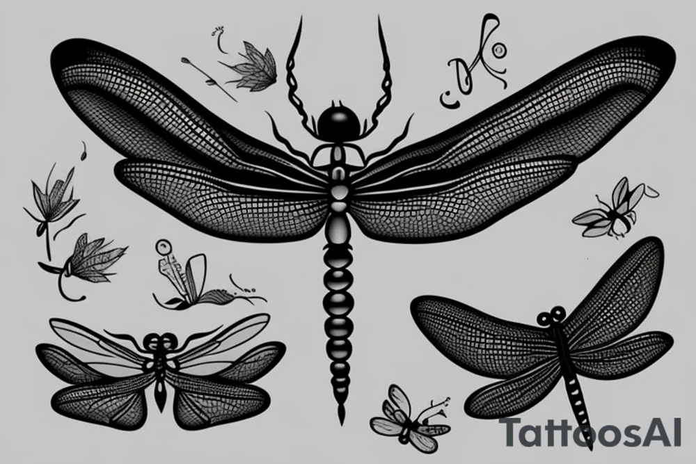Dragonfly tattoo idea