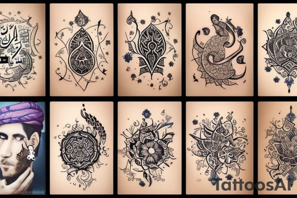 یک مرد سبلو tattoo idea