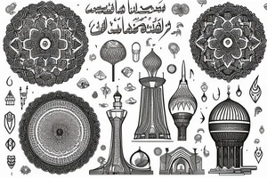 Milad tower symbol tattoo idea