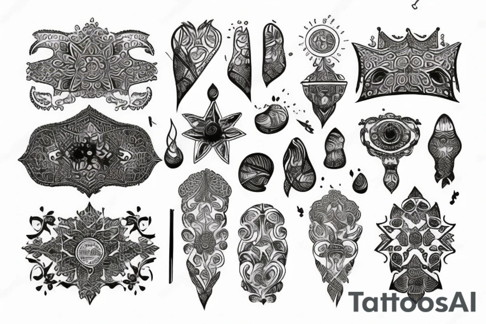 Milad tower tattoo idea