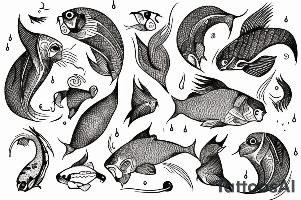 Hadis Pisces tattoo idea