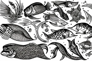 Hadis Pisces tattoo idea