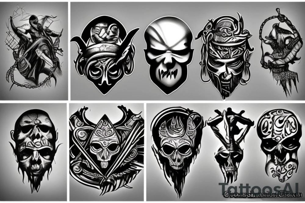 god of war chains tattoo idea