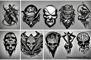 god of war chains tattoo idea
