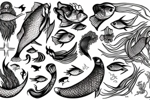 Hadis Pisces tattoo idea
