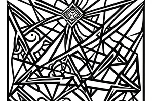 a cross made by thorn tattoo idea