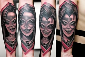 vampire bite tattoo idea