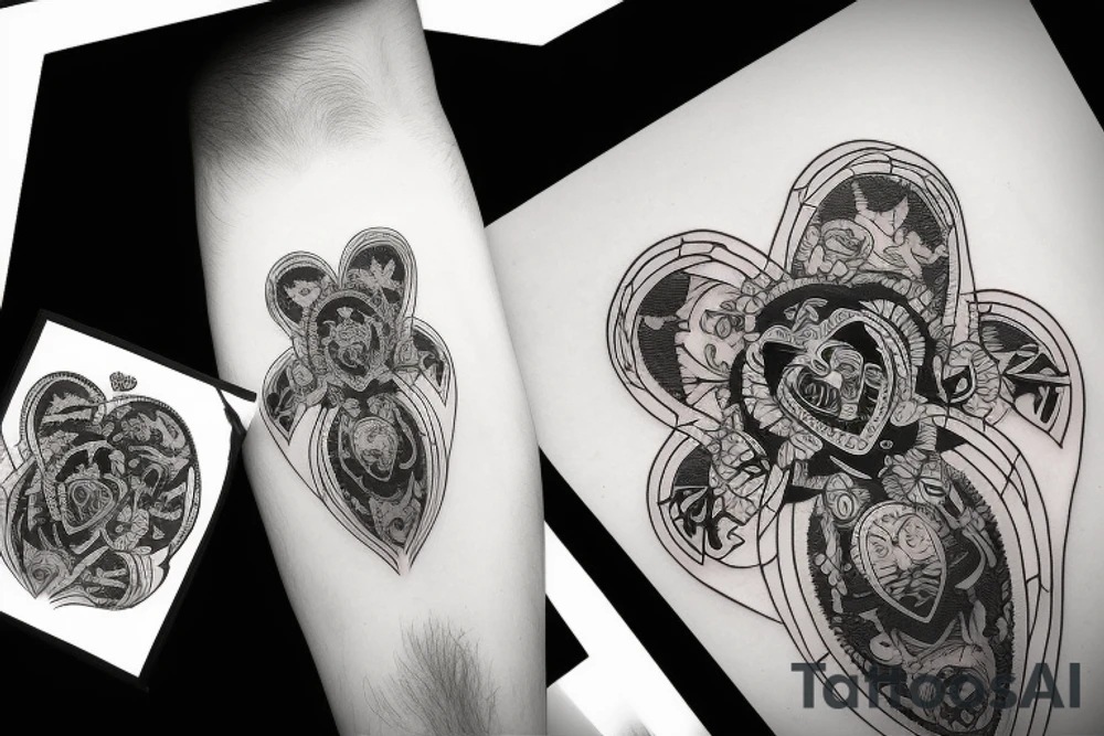 Character from Atomic Heart tattoo idea