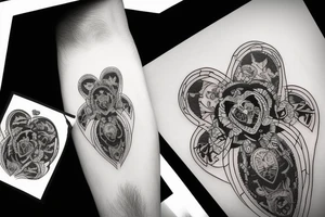 Character from Atomic Heart tattoo idea