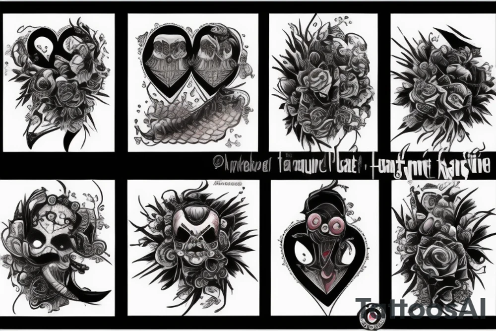 Character from Atomic Heart tattoo idea