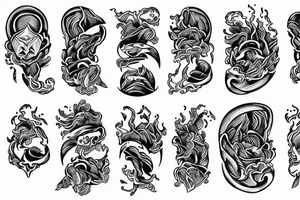 Sakhalin Island tattoo idea
