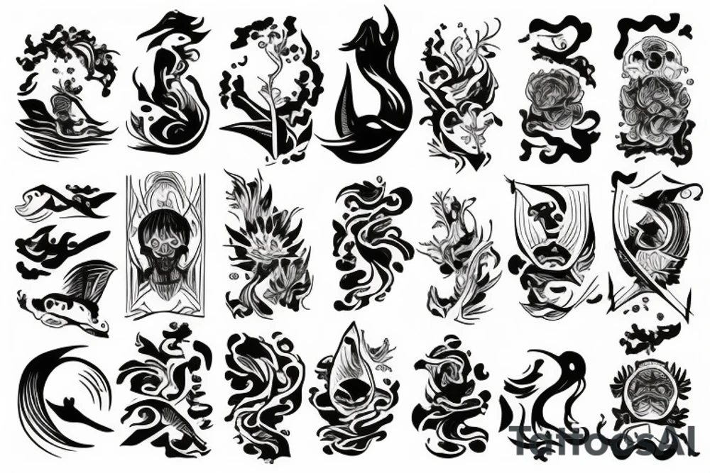 Sakhalin Island tattoo idea