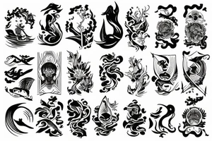 Sakhalin Island tattoo idea