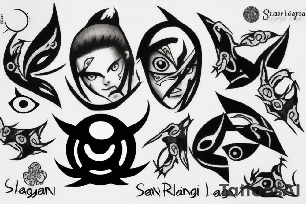 Sharingan ,  claws tattoo idea