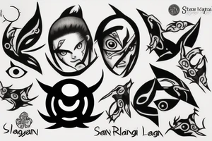 Sharingan ,  claws tattoo idea