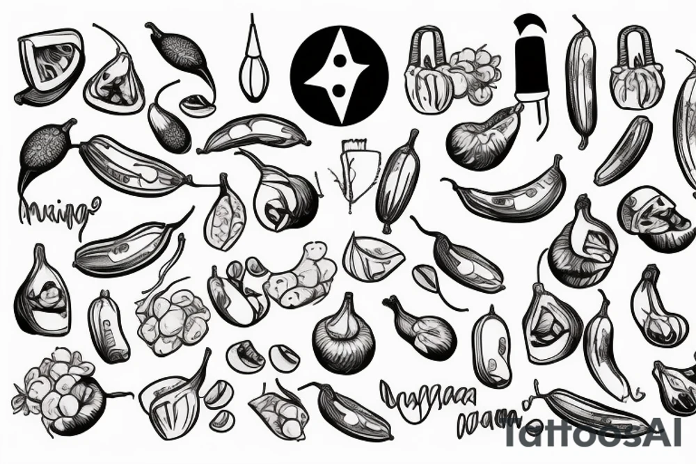 banana tattoo idea