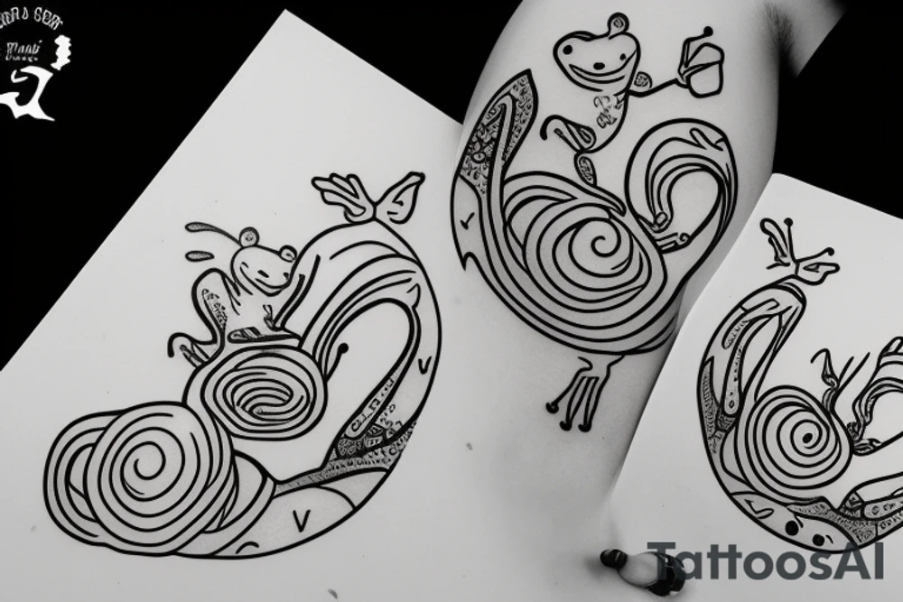 frog tattoo idea