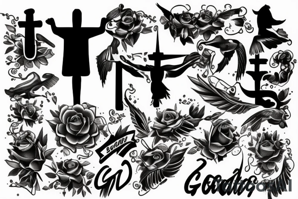 Being grateful to God tattoo idea
