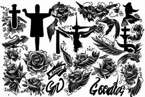 Being grateful to God tattoo idea