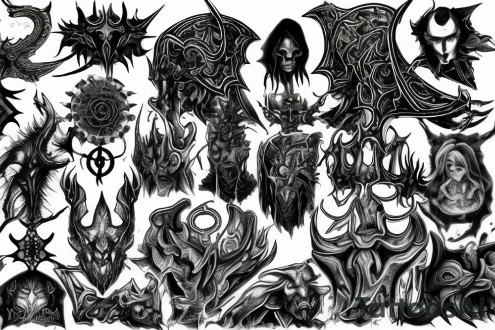 diablo, path of exile, computer scientist, arcane tattoo idea