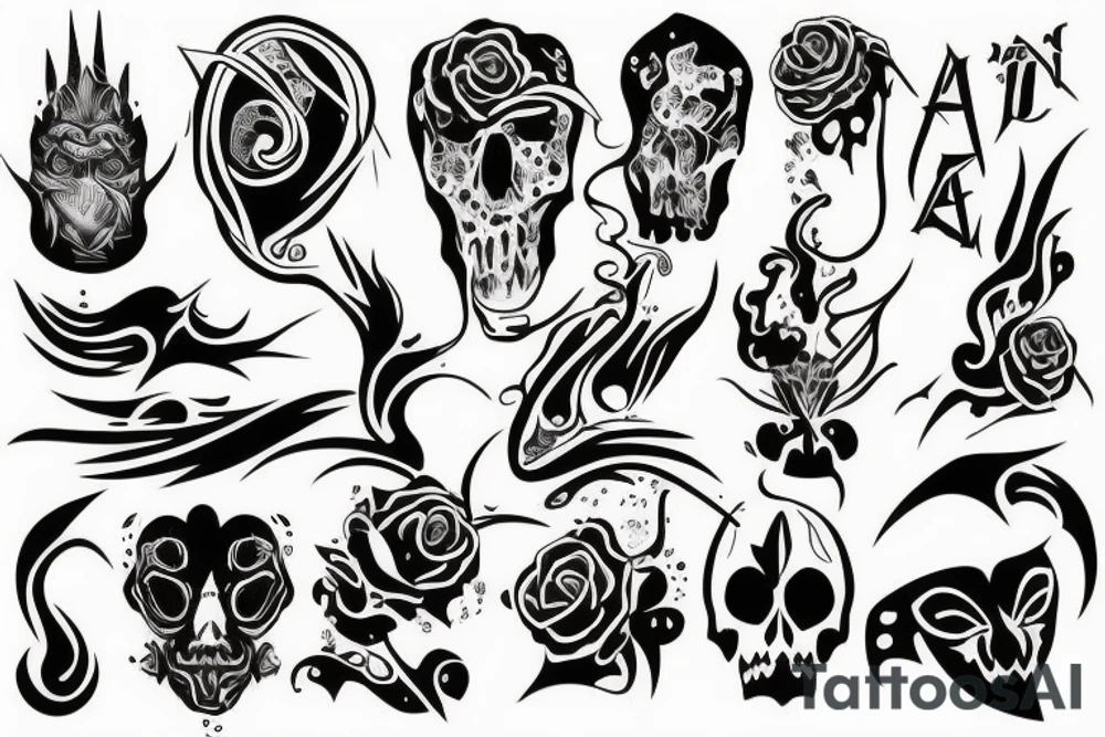 Meeting in afterlife tattoo idea